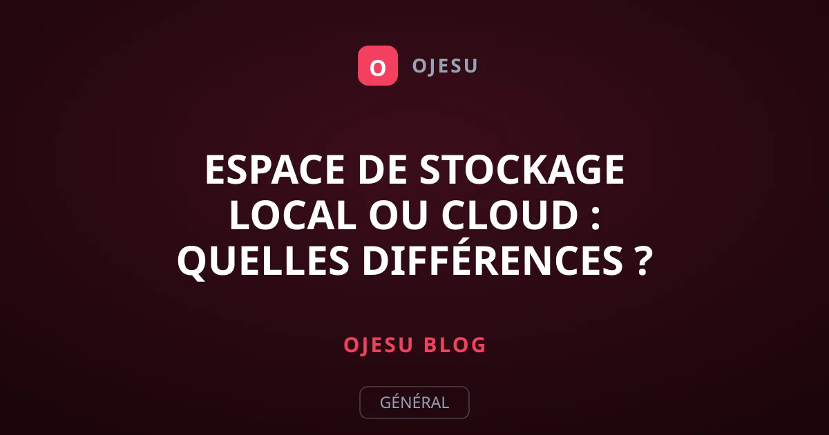 Espace de stockage local ou cloud : quelles différences ?